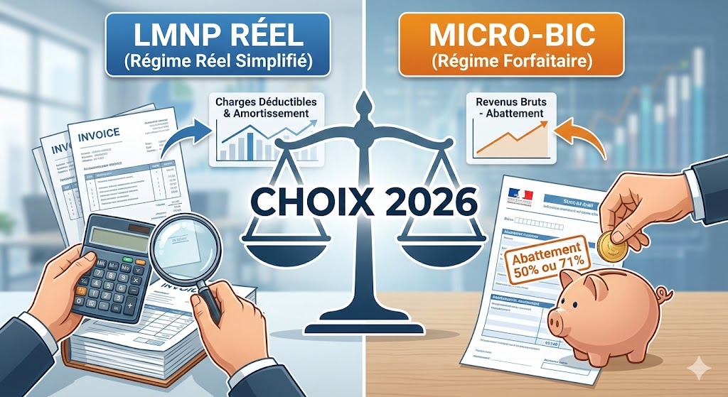 Image LMNP Réel ou Forfait